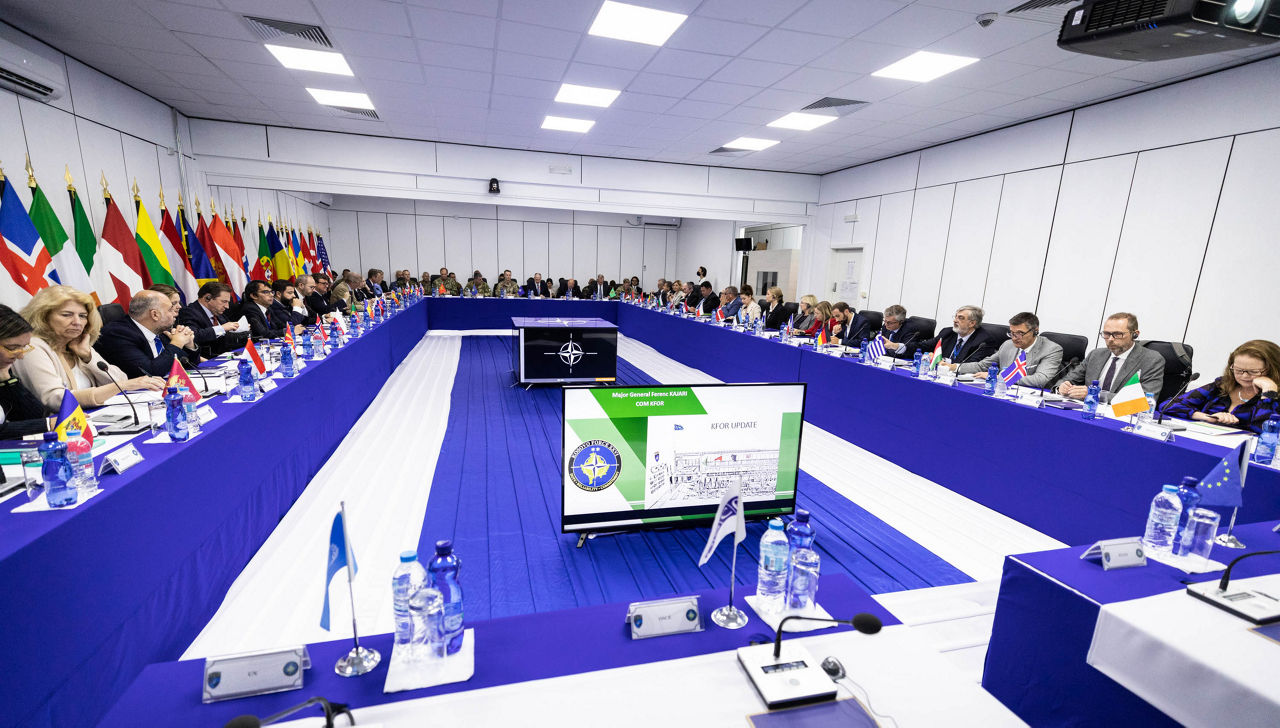 The North Atlantic Council visits KFOR