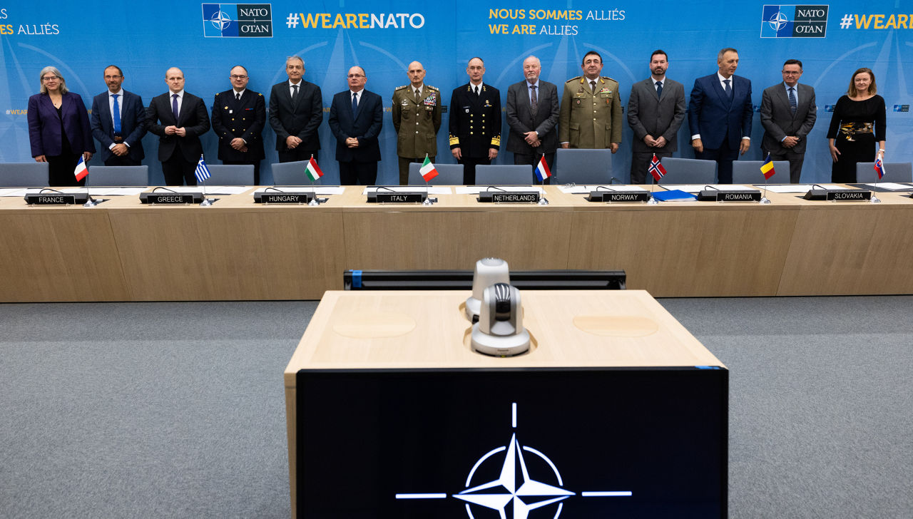 Signing ceremony - Hungary and Romania join the Multinational Ammunition Warehousing Initiative