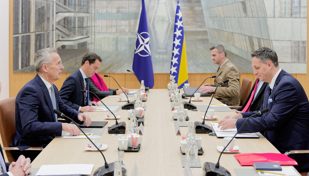 Member of the tripartite Presidency of Bosnia and Herzegovina visits NATO