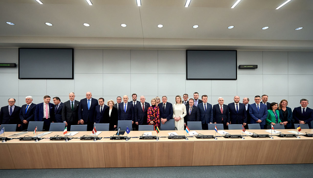 Signing ceremony to develop NATO’s future capabilities - Meeting of NATO Defence Ministers, Brussels Belgium