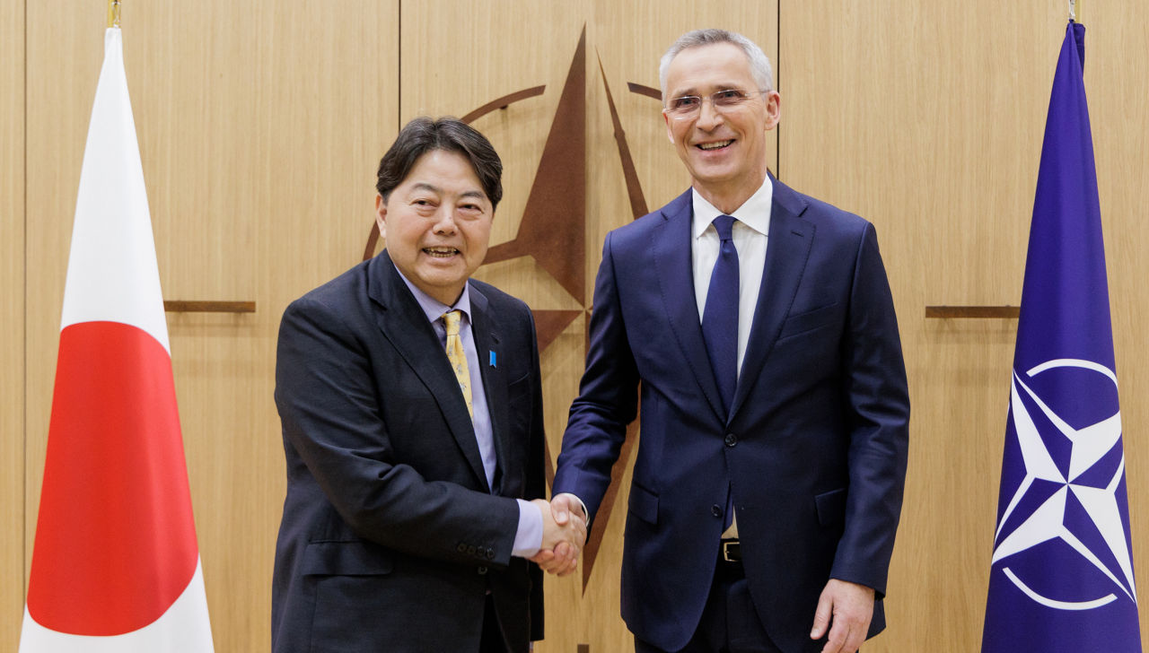 Joint statements by the NATO Secretary General and the Minister of Foreign Affairs of Japan - Meeting of NATO Ministers of Foreign Affairs - Brussels, 4-5 April 2023