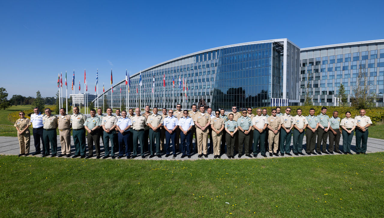 Colombian War College visit to NATO HQ, 8 September 2023
