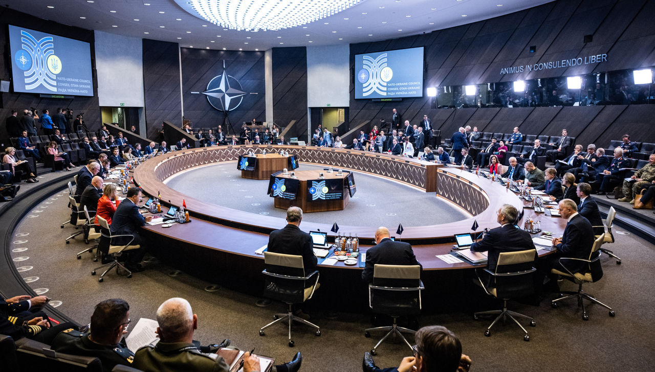 Meeting of the NATO-Ukraine Council with the Defence Minister of Sweden- Meeting of NATO Ministers of Defence - Brussels