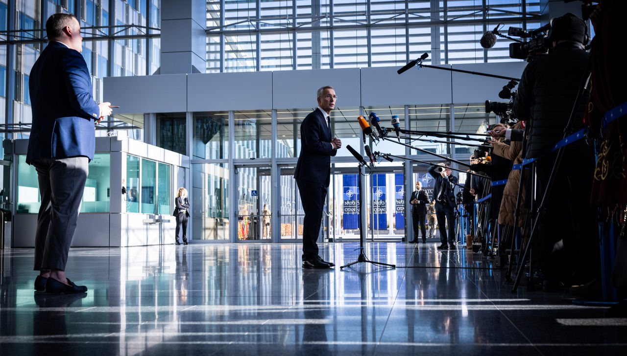 Doorstep statement by the NATO Secretary General - Meeting of NATO Ministers of Foreign Affairs in Brussels