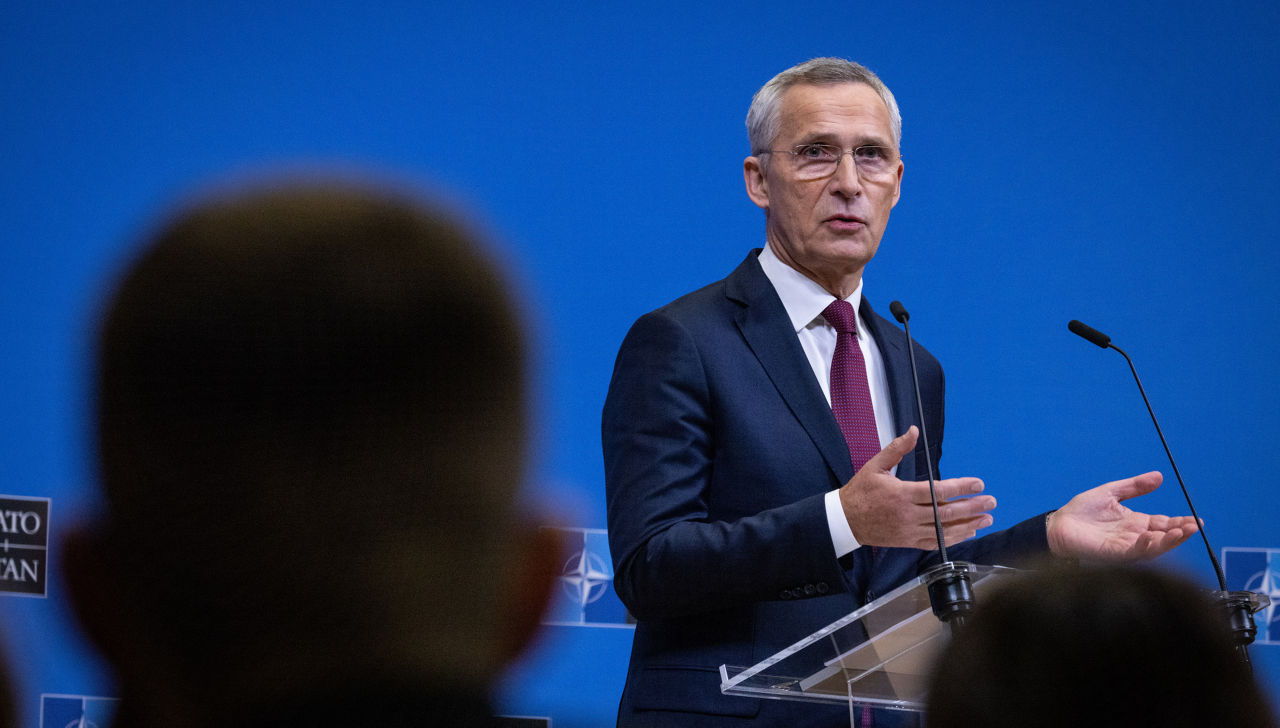 Press conference by the NATO Secretary General - Meeting of NATO Ministers of Foreign Affairs in Brussels