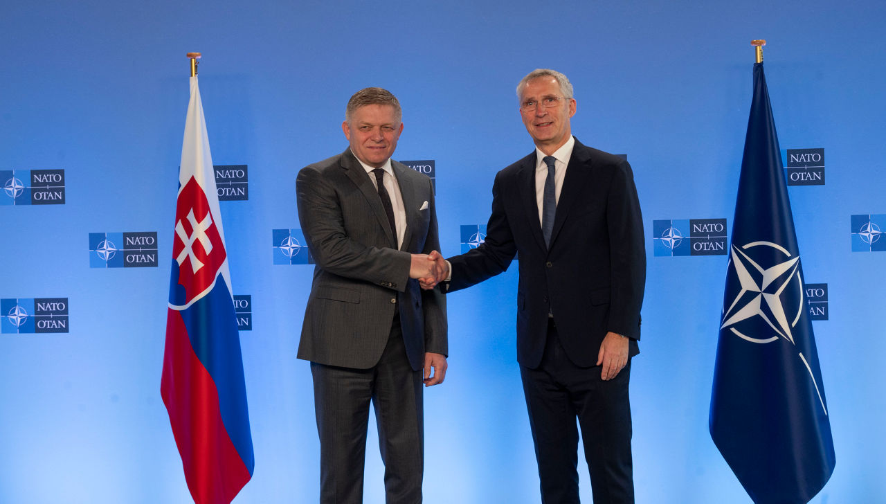 The Prime Minister of the Slovak Republic visits NATO