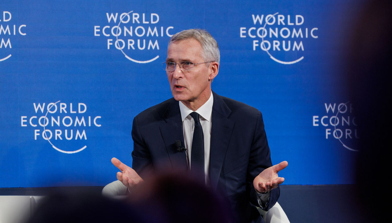 NATO Secretary General attends the World Economic Forum in Davos