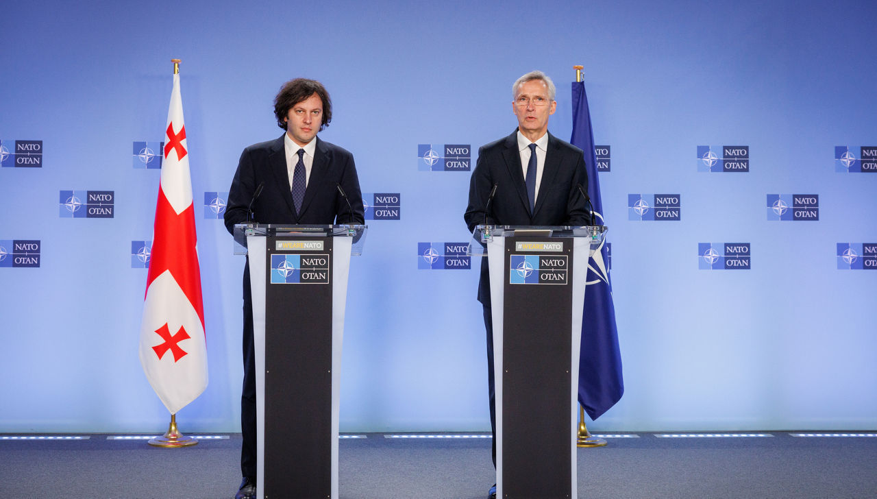 NATO Secretary General meets the Prime Minister of Georgia