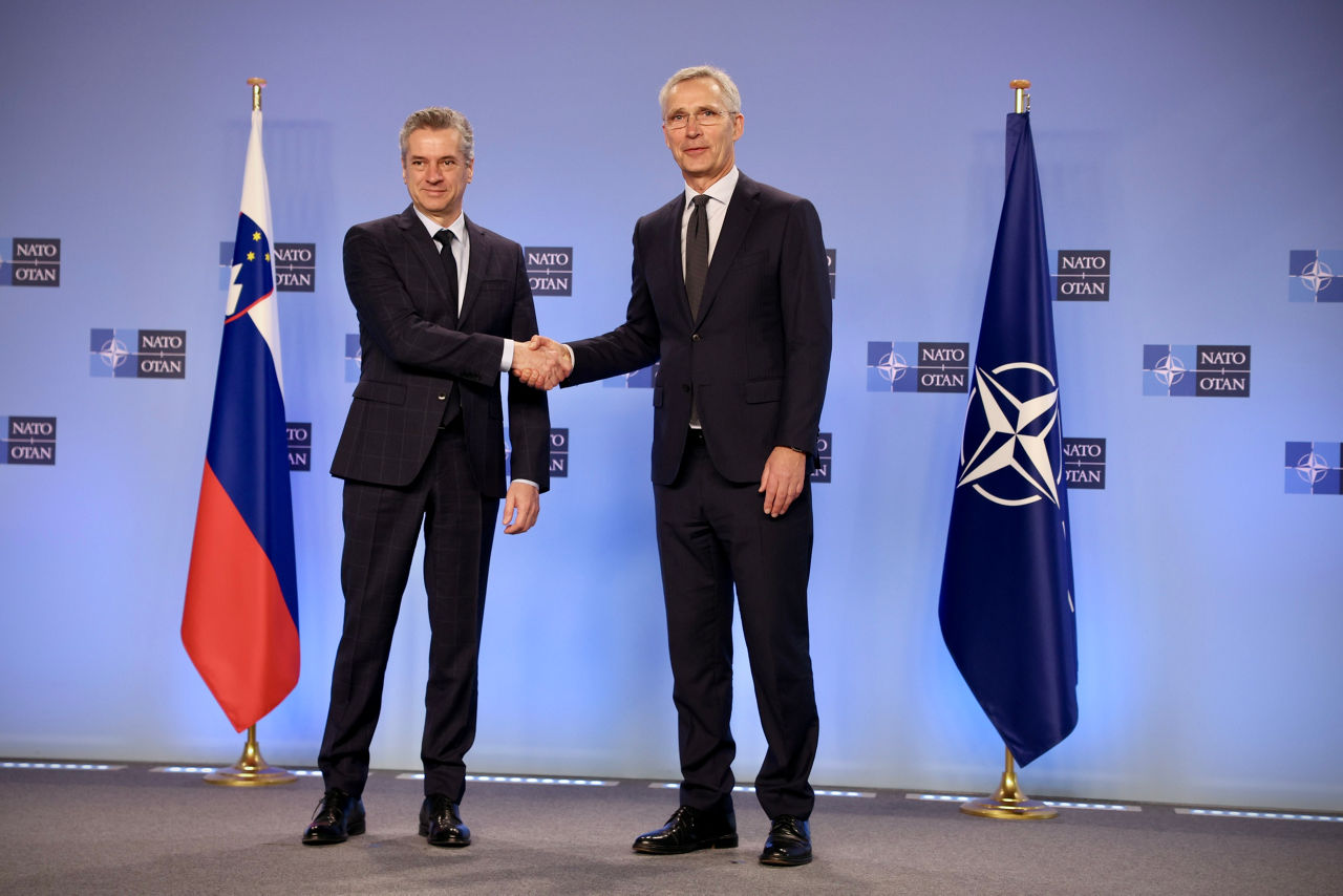 Prime Minister of the Republic of Slovenia visits NATO