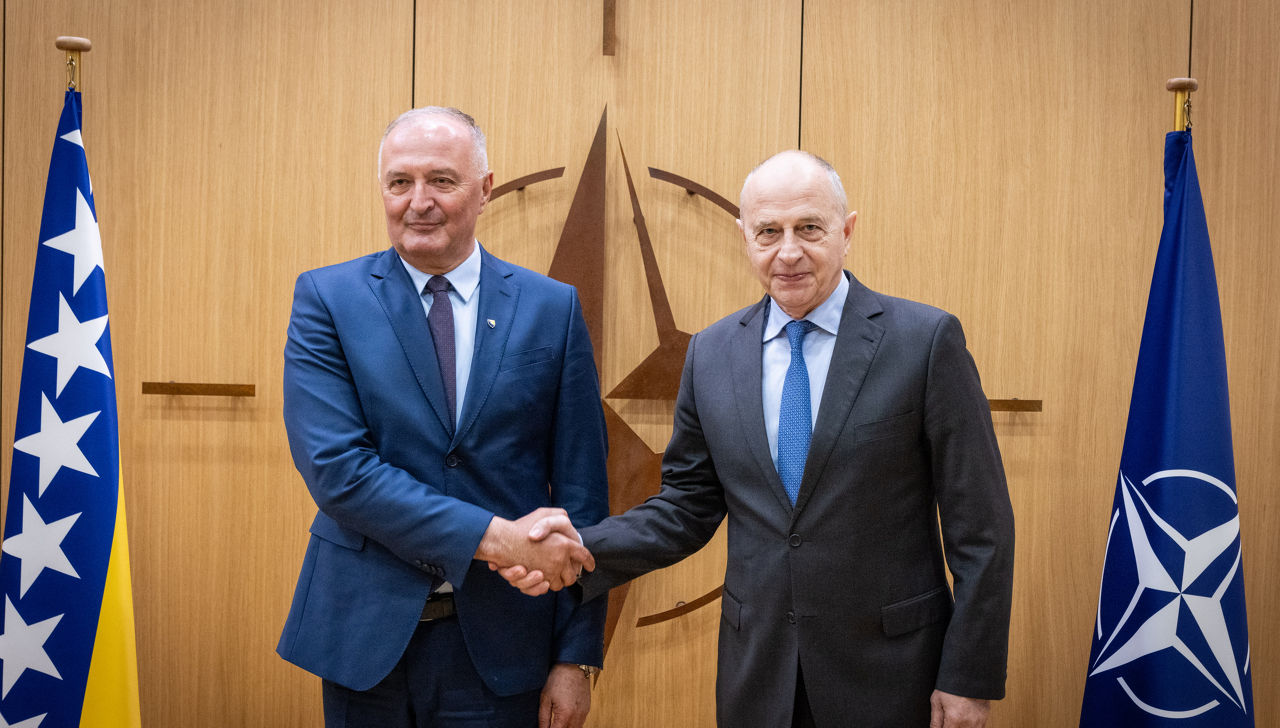 NATO Deputy Secretary General meets with the Minister of Defence of Bosnia and Herzegovina