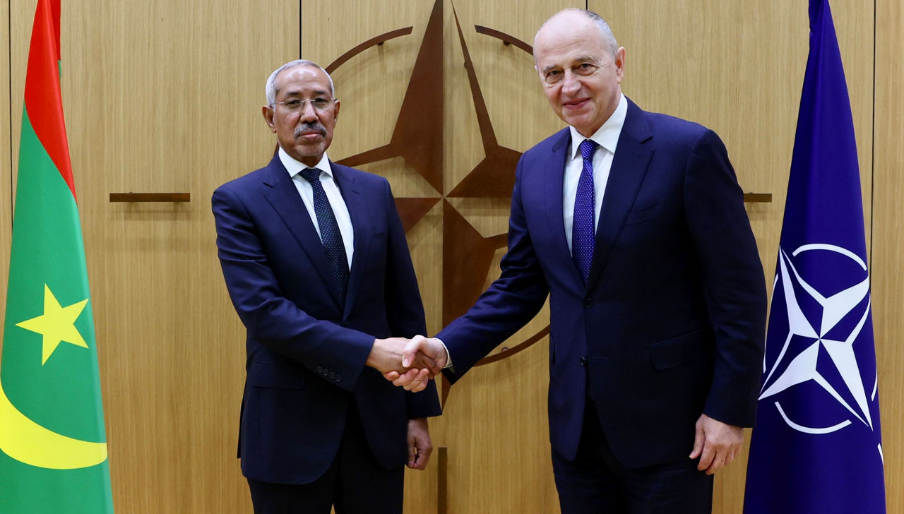 Minister of Defence of the Islamic Republic of Mauritania visits NATO