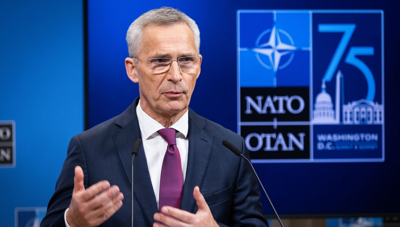 Press conference by NATO Secretary General Jens Stoltenberg ahead of the NATO 2024 Summit in Washington