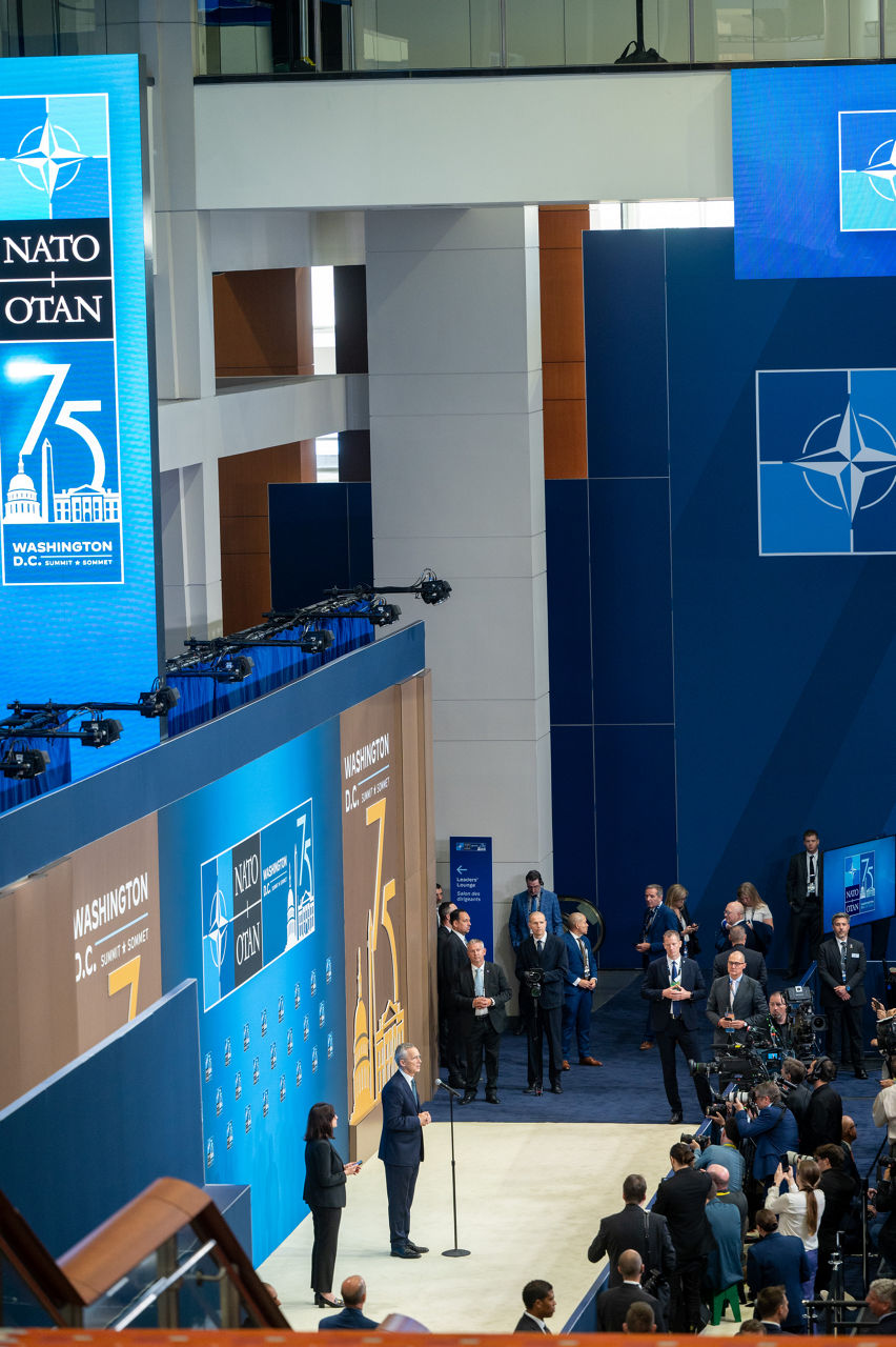 Doorstep statement by NATO Secretary General Jens Stoltenberg at the start of the 2024 NATO Summit in Washington