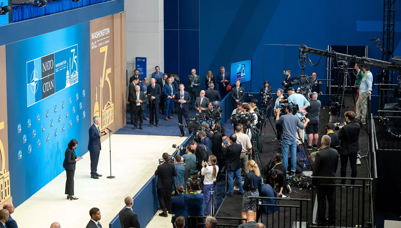 Doorstep statement by NATO Secretary General Jens Stoltenberg at the start of the 2024 NATO Summit in Washington