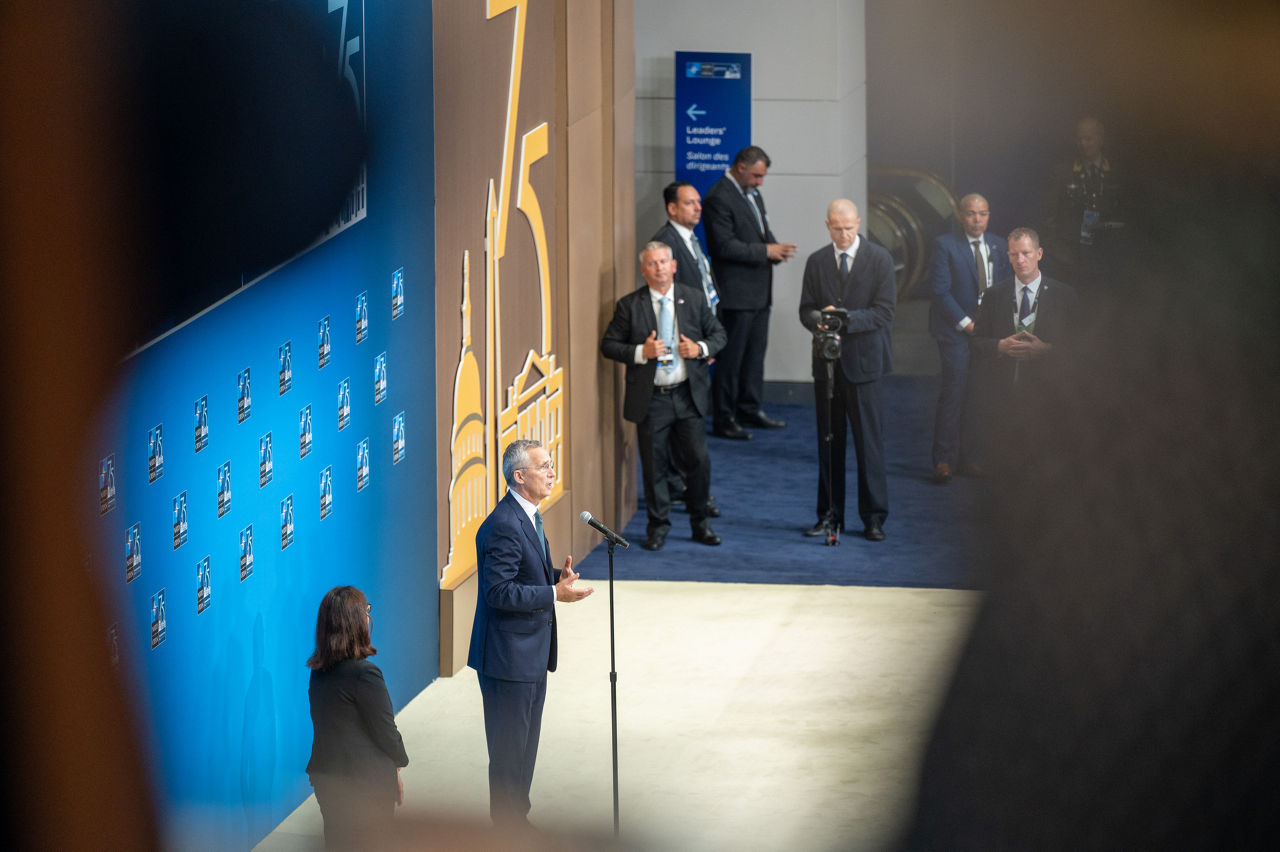 Doorstep statement by NATO Secretary General Jens Stoltenberg at the start of the 2024 NATO Summit in Washington