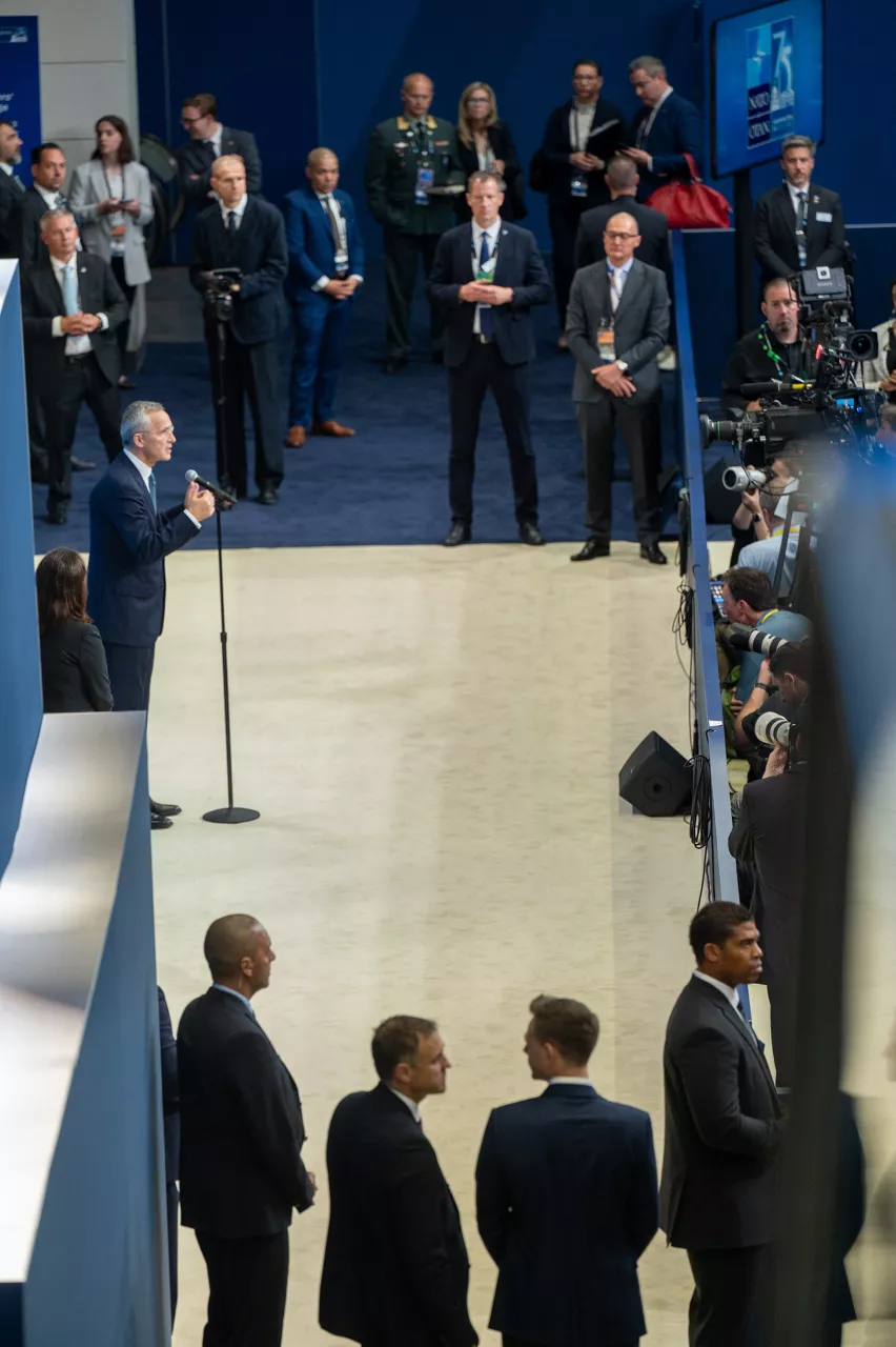Doorstep statement by NATO Secretary General Jens Stoltenberg at the start of the 2024 NATO Summit in Washington