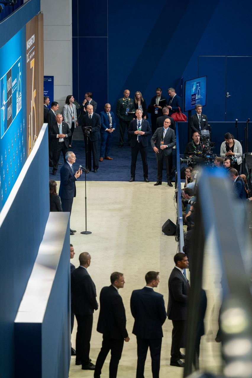 Doorstep statement by NATO Secretary General Jens Stoltenberg at the start of the 2024 NATO Summit in Washington