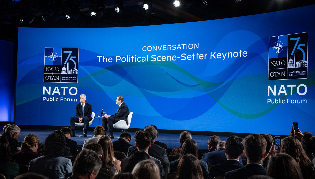 Address by NATO Secretary General Jens Stoltenberg at the NATO Public Forum