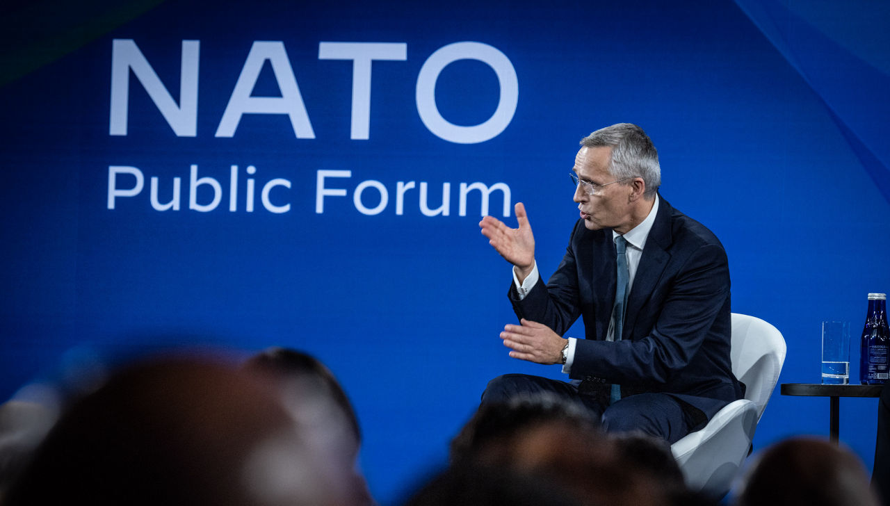 Address by NATO Secretary General Jens Stoltenberg at the NATO Public Forum