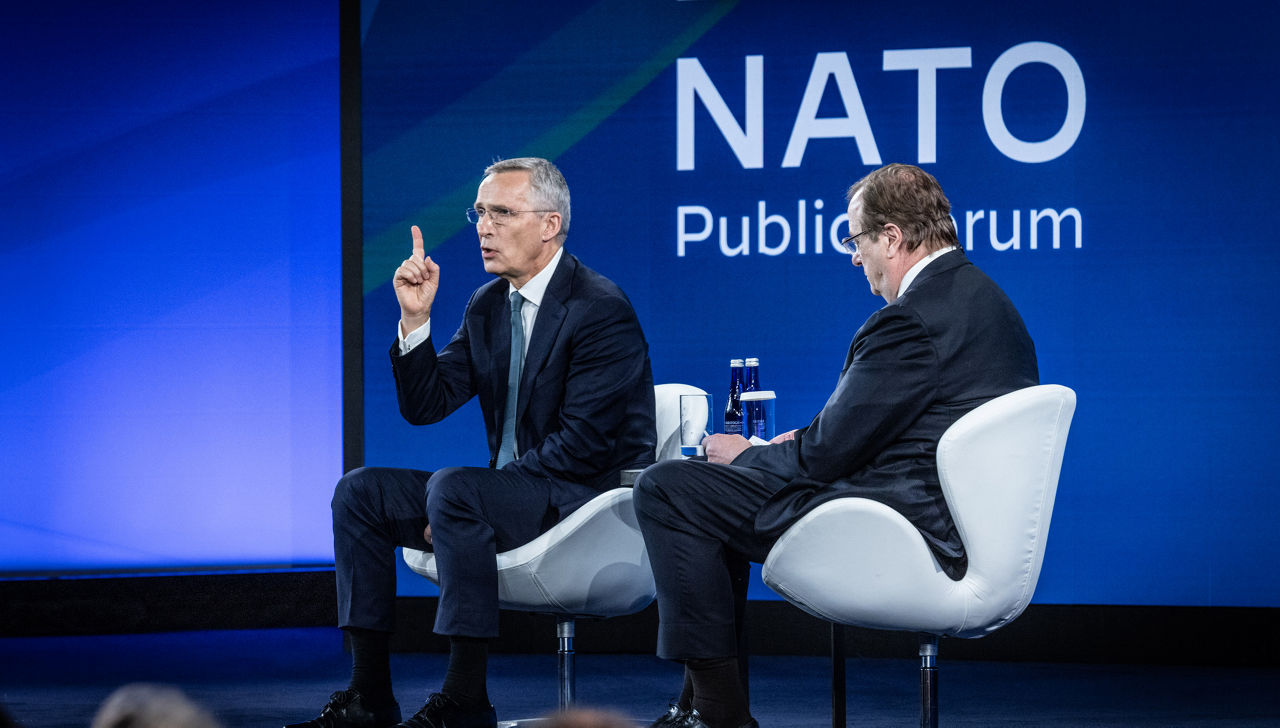 Address by NATO Secretary General Jens Stoltenberg at the NATO Public Forum
