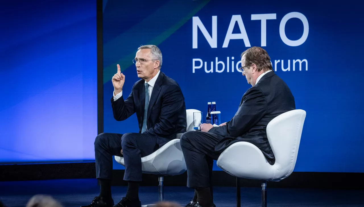 Address by NATO Secretary General Jens Stoltenberg at the NATO Public Forum