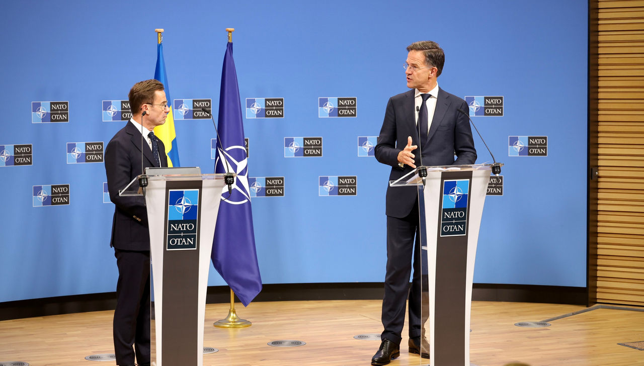NATO Secretary General meets with the Prime Minister of Sweden