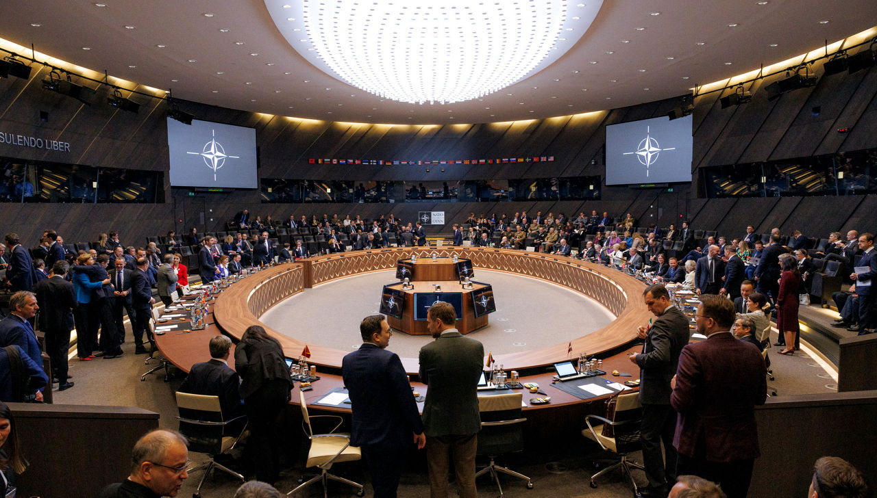 Meeting of the North Atlantic Council in Foreign Ministers’ Session with His Majesty the King of Jordan - Meeting of NATO Ministers of Foreign Affairs - Brussels