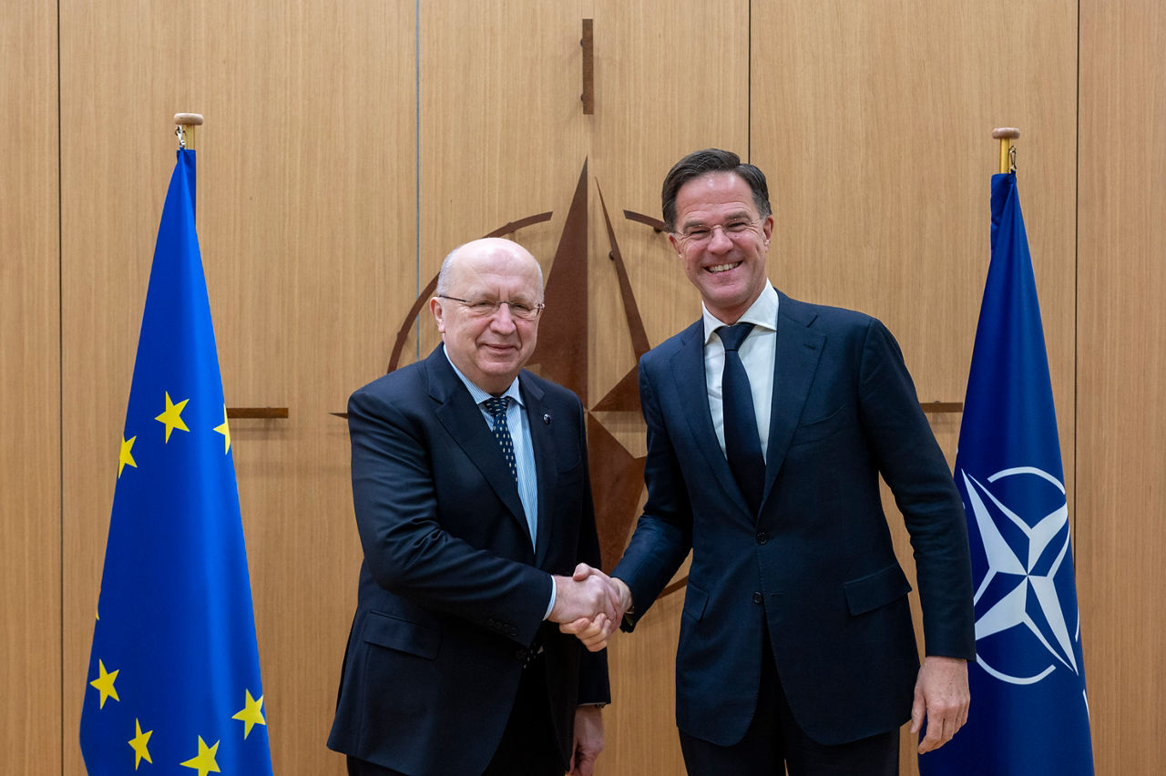 EU Commissioner for Defence and Space visits NATO