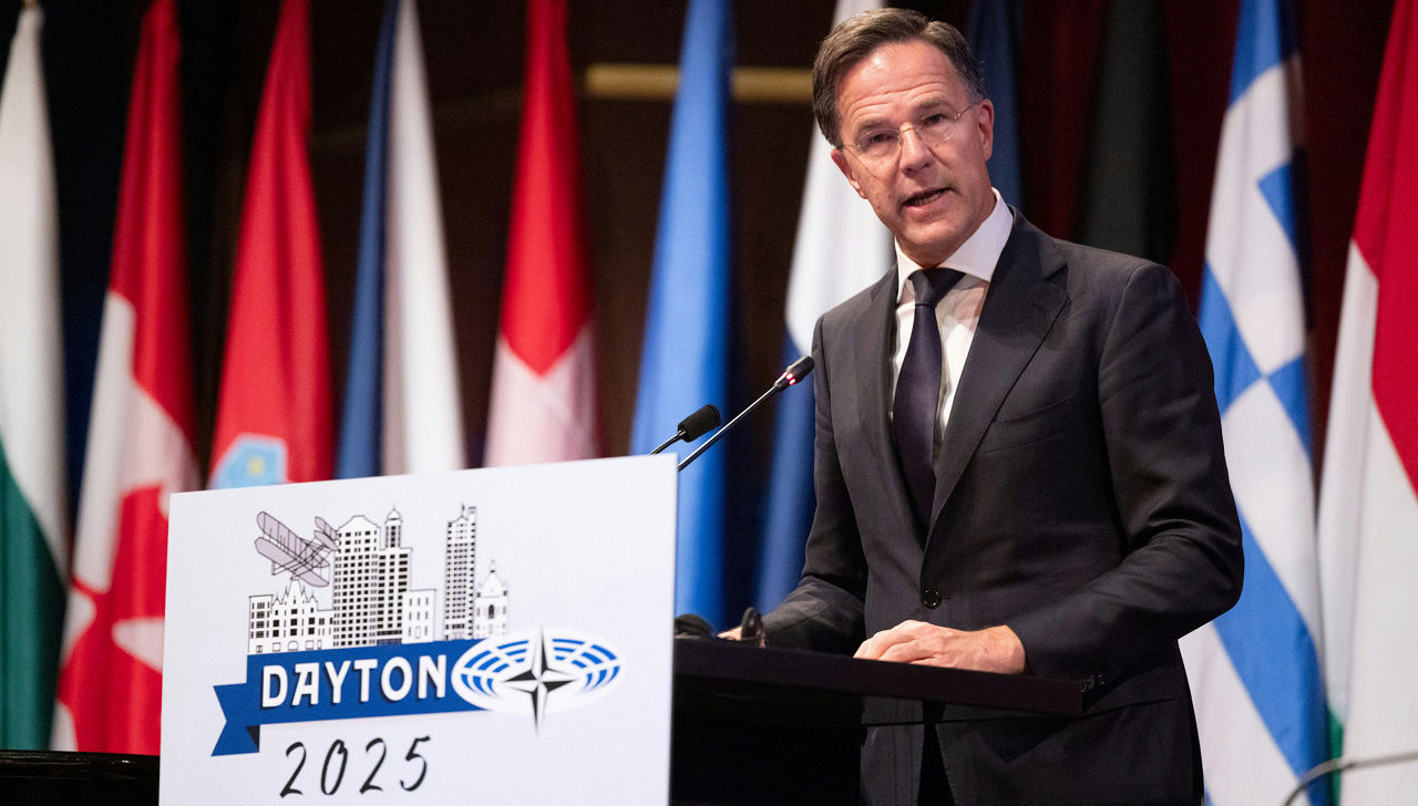 NATO Secretary General attends the 2025 Spring Session of the NATO Parliamentary Assembly in Dayton