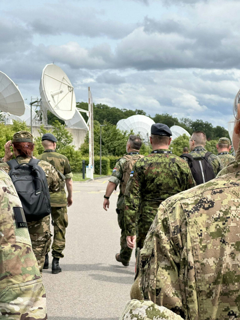 The NATO Military Committee at the Société Européenne des Satellites in Luxembourg