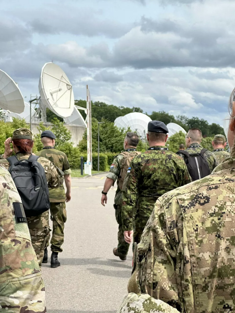 The NATO Military Committee at the Société Européenne des Satellites in Luxembourg