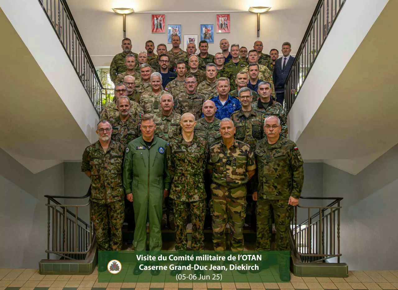 The NATO Military meet the Chief of Defence of Luxembourg General Steve Thulle
