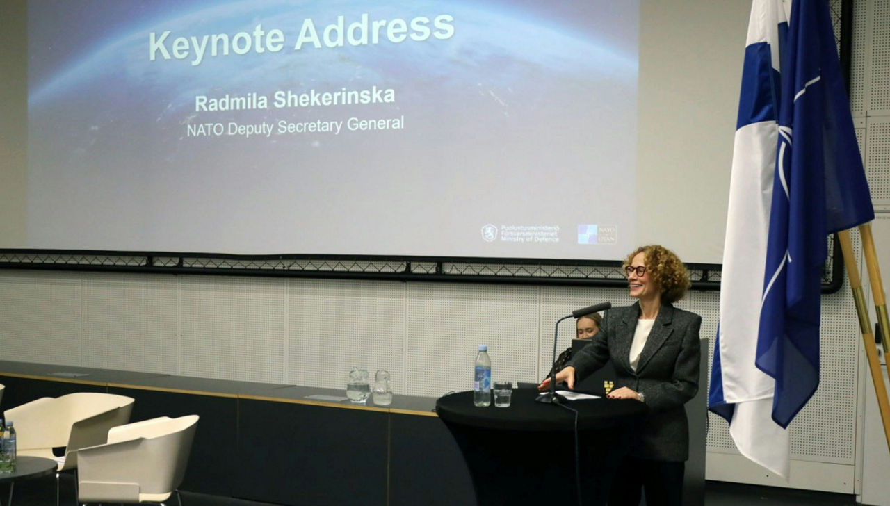 NATO Deputy Secretary General at NATO’s first Arctic Space Forum in Helsinki, Finland