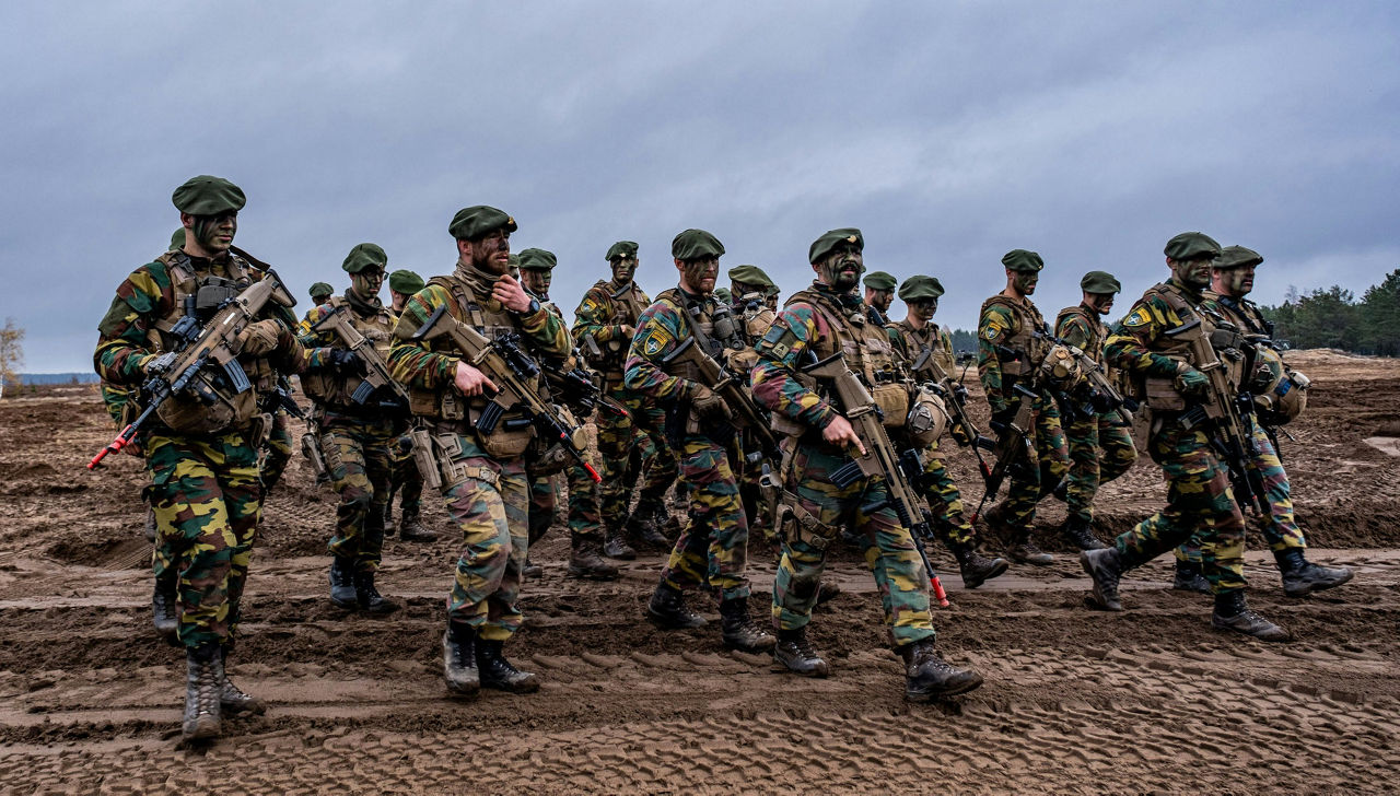 Exercise Iron Wolf tests NATO troops in Lithuania
