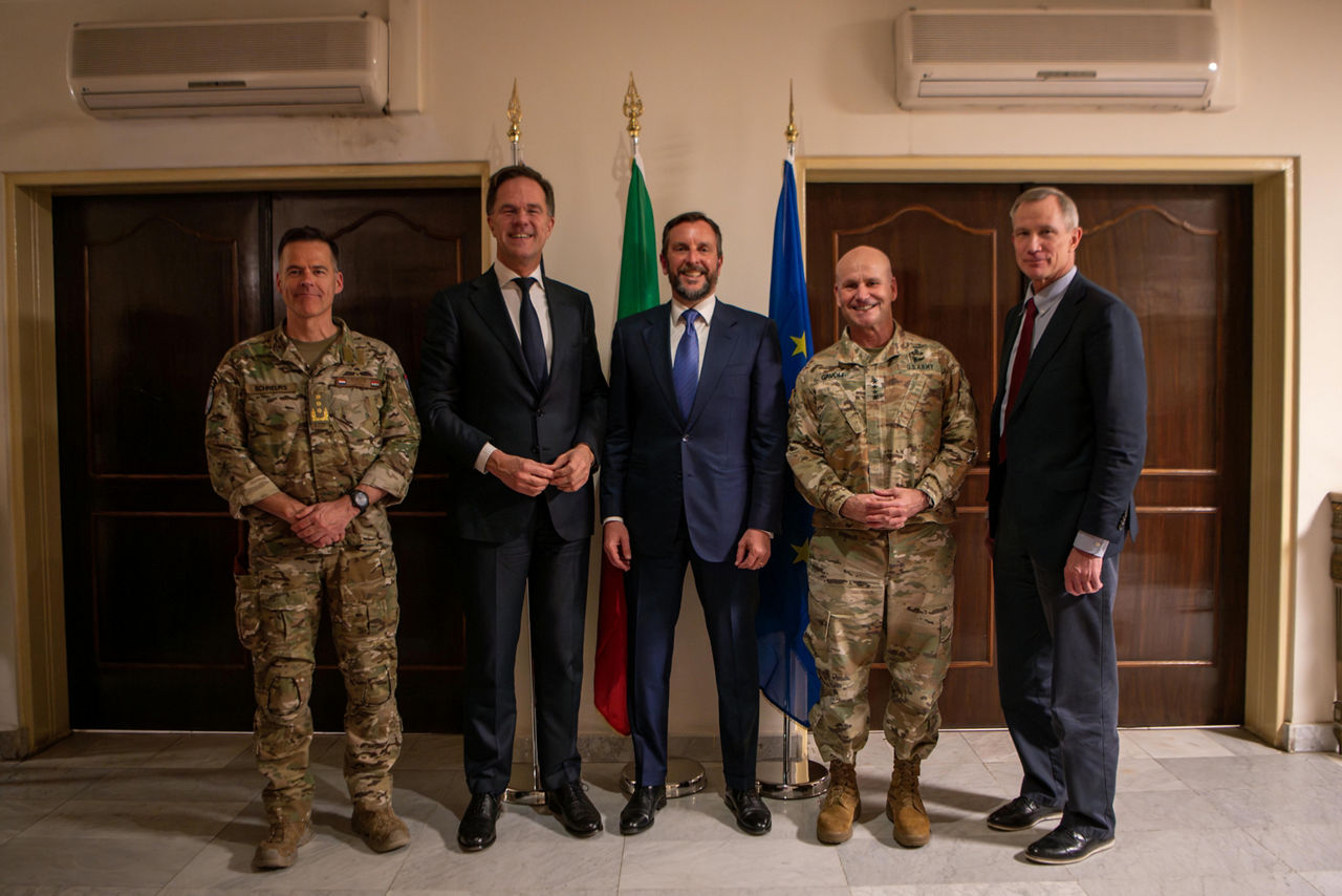 NATO Secretary General Mark Rutte during his visit to Iraq