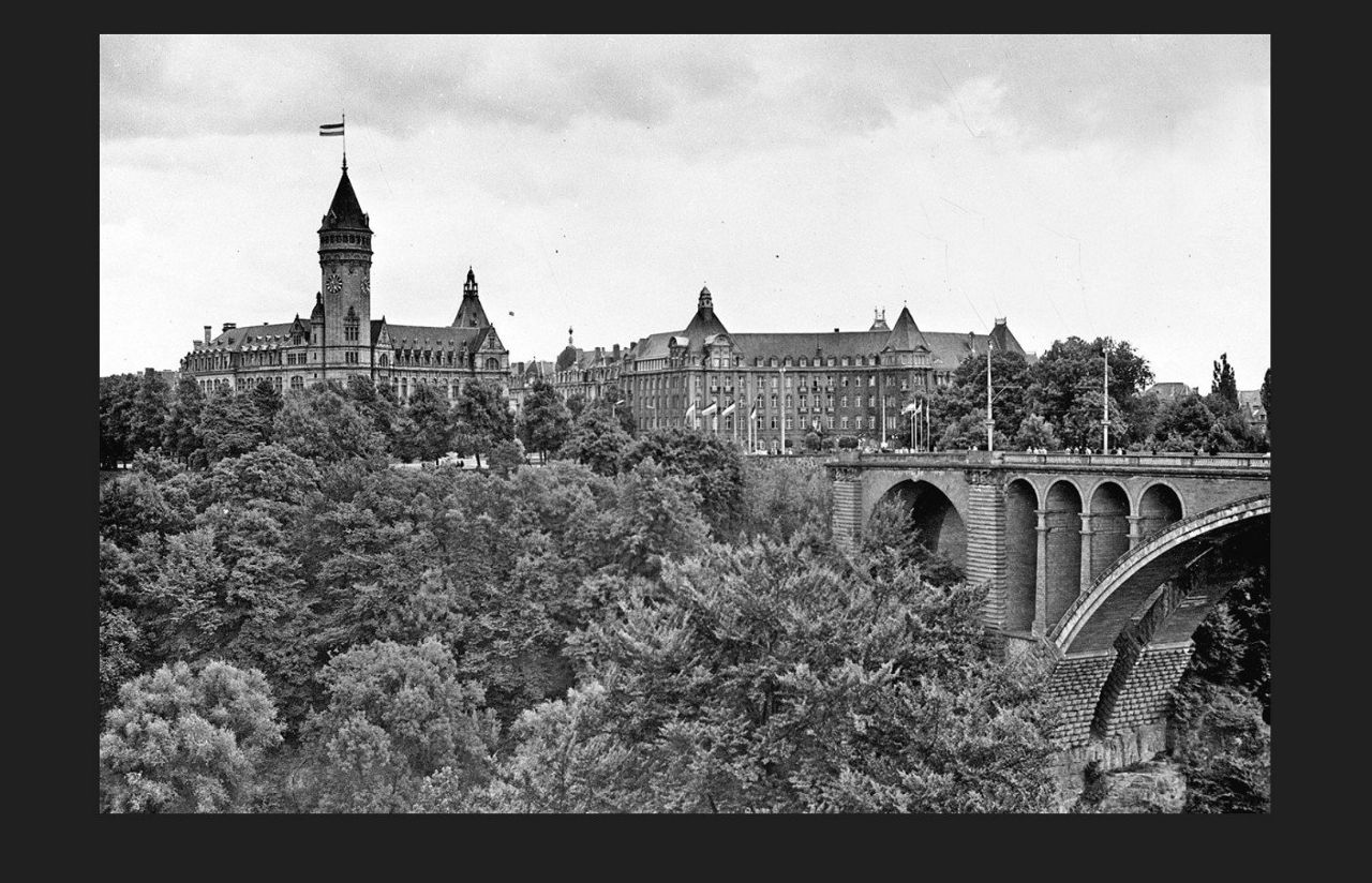 The Grund district in Luxembourg City