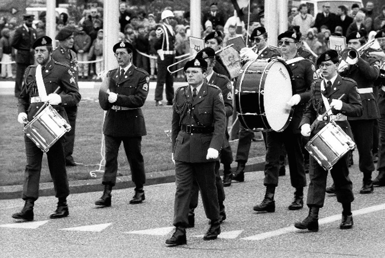 Choir singing at NATO HQ in Brussels
