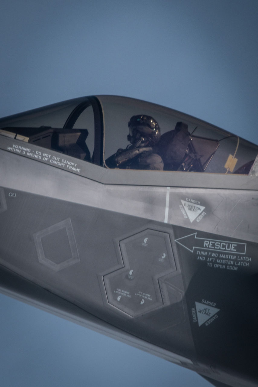 An F-35 Lightning II fighter from the Royal Danish Air Force during exercise Ramstein Flag 25. 

With over 90 aircraft from 15 NATO Allies flying out of 12 Allied air bases throughout Europe, the exercise tests NATO’s ability to perform a broad variety of air combat missions using multinational forces.