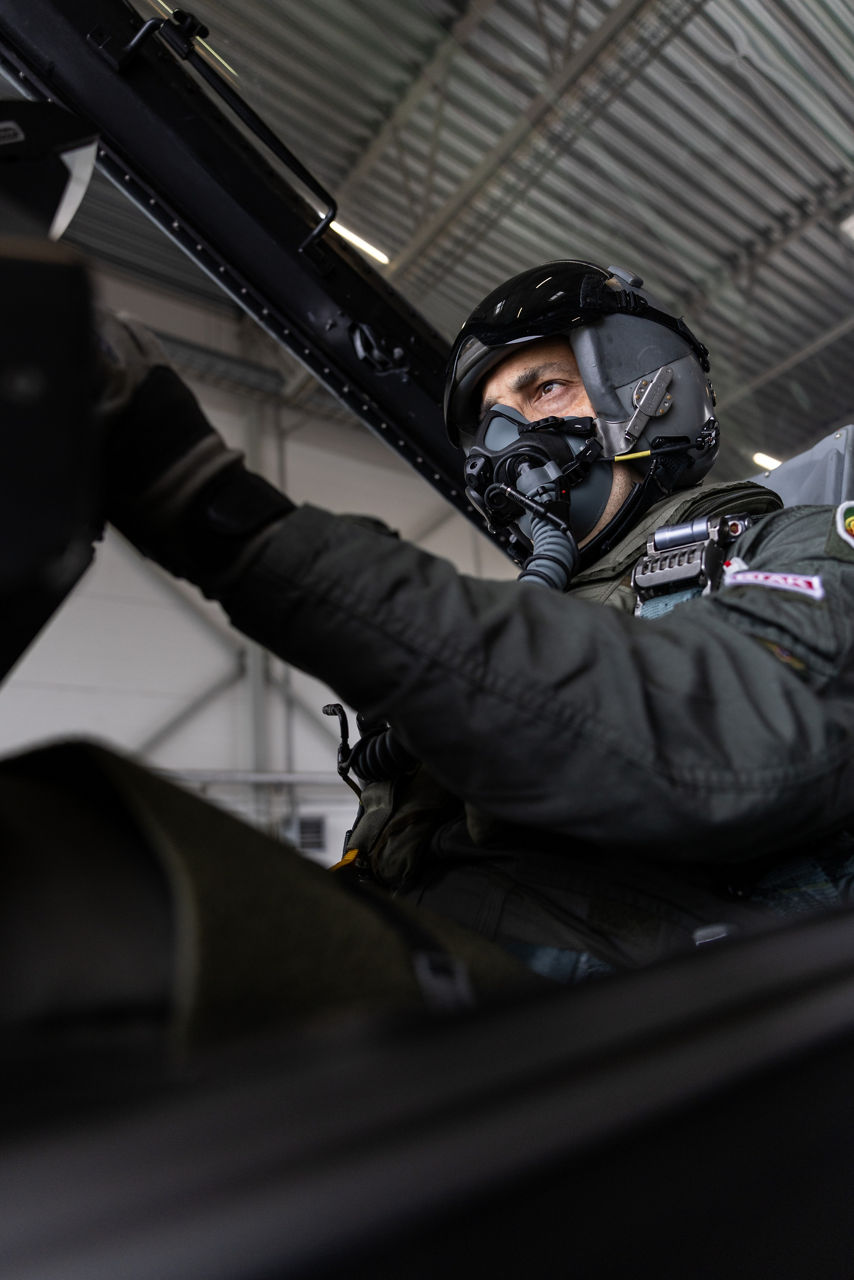 A Portuguese Air Force fighter pilot prepares to fly his F-16 Fighting Falcon on a training mission during a Baltic Air Policing Rotation in Estonia.

 

Baltic Air Policing is a peacetime mission in which NATO Allies deploy fighter jets to cover the airspace of Estonia, Latvia and Lithuania.
 

Baltic Air Policing is a peacetime mission in which NATO Allies deploy fighter jets to cover the airspace of Estonia, Latvia and Lithuania.