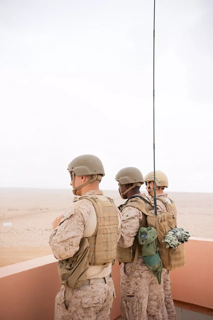 U.S. Marines manage the air traffic during exercise African Lion 25.  



Exercise ‘African Lion 2025’ saw 10,000 troops train together in Ghana, Morocco, Senegal and Tunisia. After two weeks of classroom training, the exercise culminated in a week-long planning exercise, combining land, air, sea, space and cyberspace challenges.

