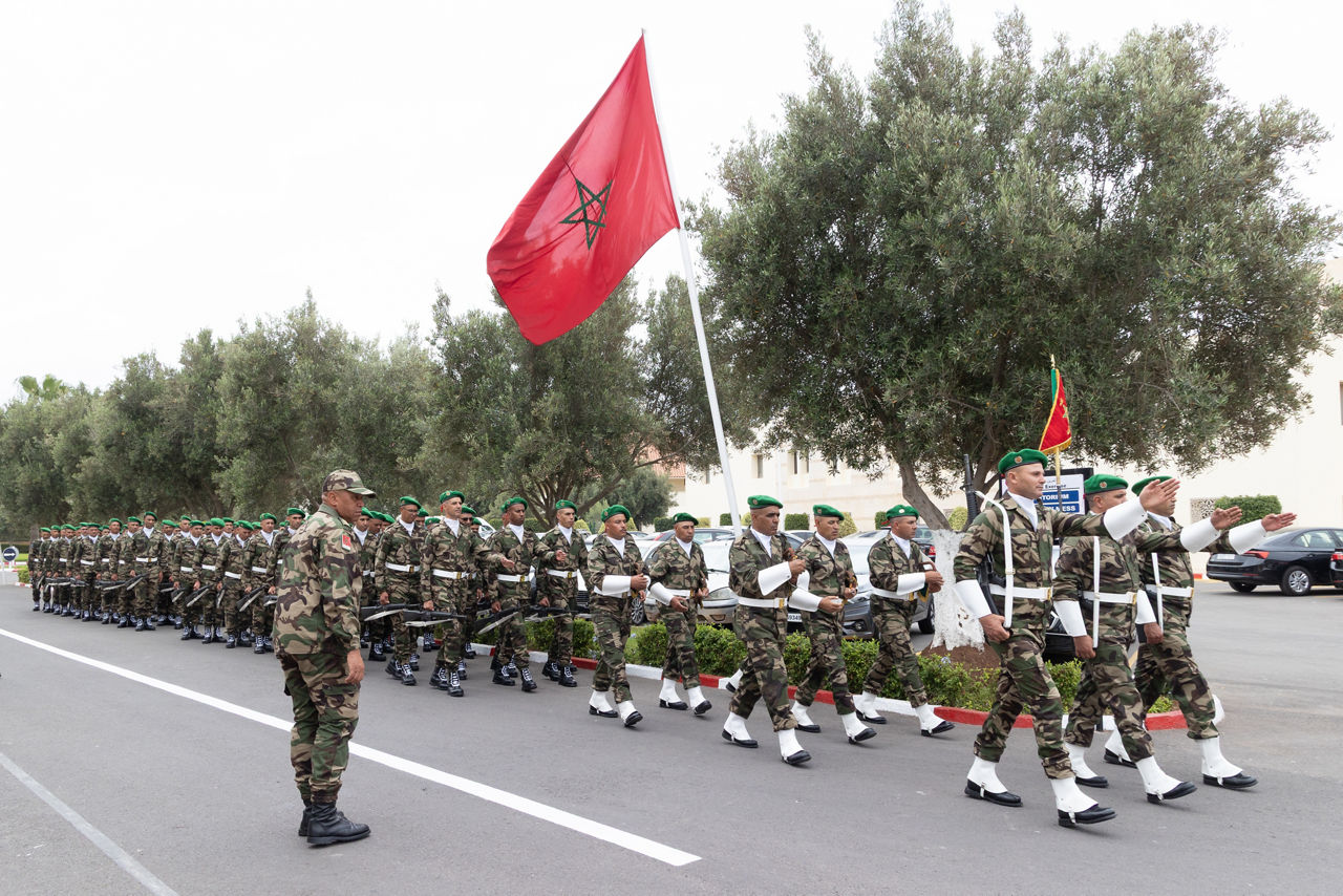 Moroccan soldiers drill their marching ahead of a ceremonial salute during exercise African Lion 25. 



Exercise ‘African Lion 2025’ saw 10,000 troops train together in Ghana, Morocco, Senegal and Tunisia. After two weeks of classroom training, the exercise culminated in a week-long planning exercise, combining land, air, sea, space and cyberspace challenges.

