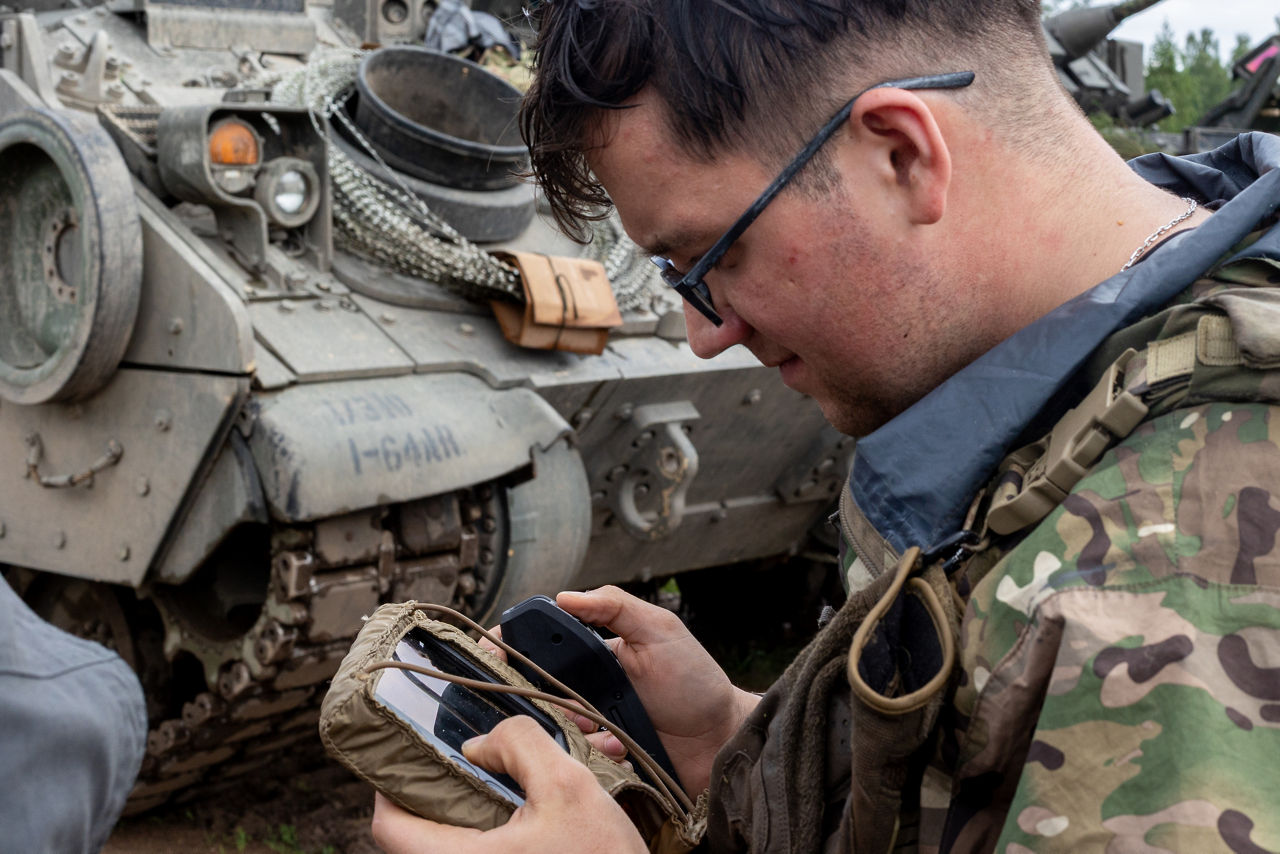 A US Army soldier monitors the video feed from a drone.

US and British troops test counter-drone tech in Poland during Project Flytrap, ensuring NATO forces are equipped to detect, track and disable drones on tomorrow’s battlefield.