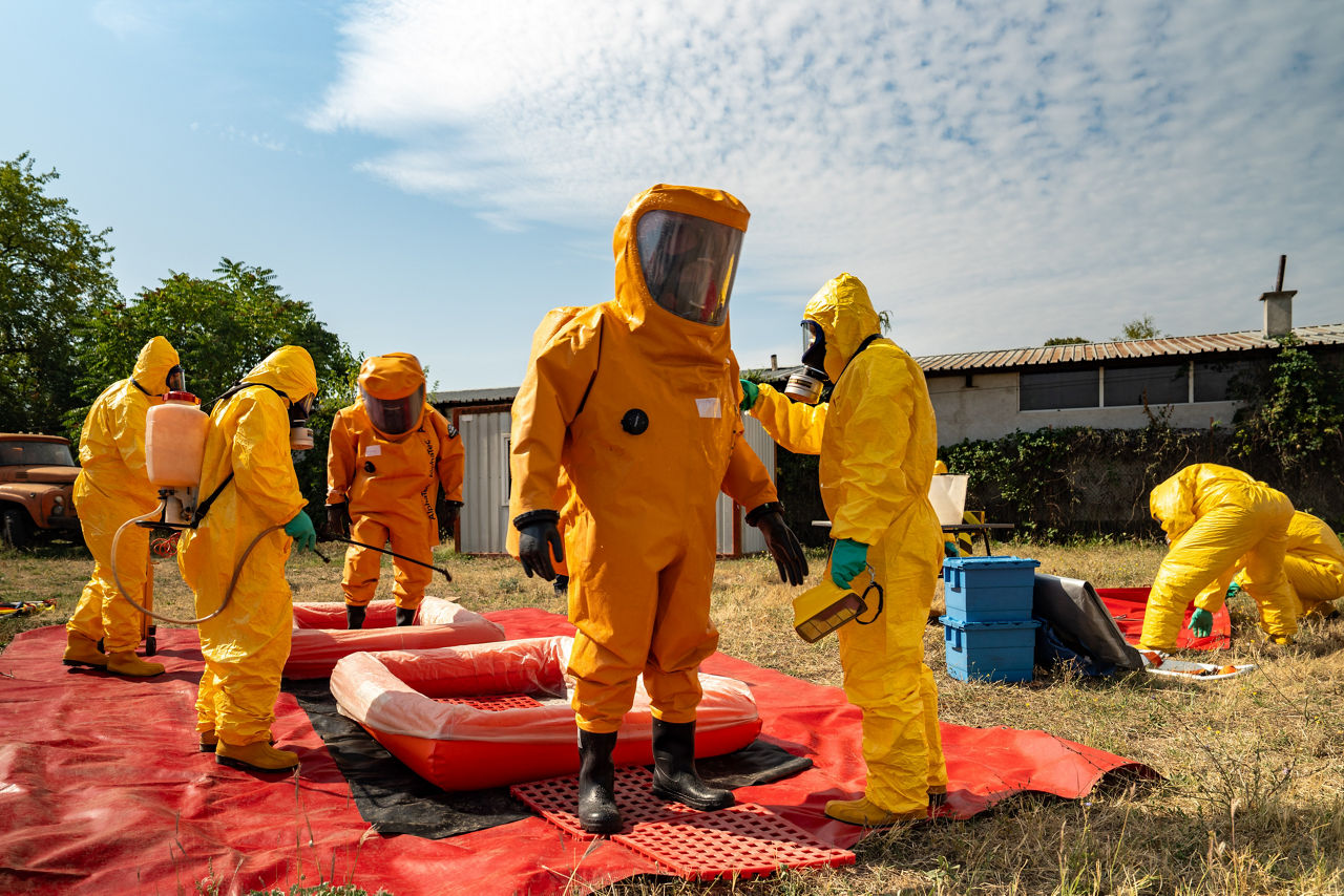 Bulgarian CBRN specialists decontaminate Romanian personnel during a simulated chemical, biological, radiological, and nuclear (CBRN) defence exercise.

In one of the year’s largest and most complex civil emergency exercises, soldiers, scientists, and first responders trained in Bulgaria to strengthen coordination and readiness for large-scale disasters. The exercise, “Bulgaria 2025”, took place from 7 until 12 September 2025.