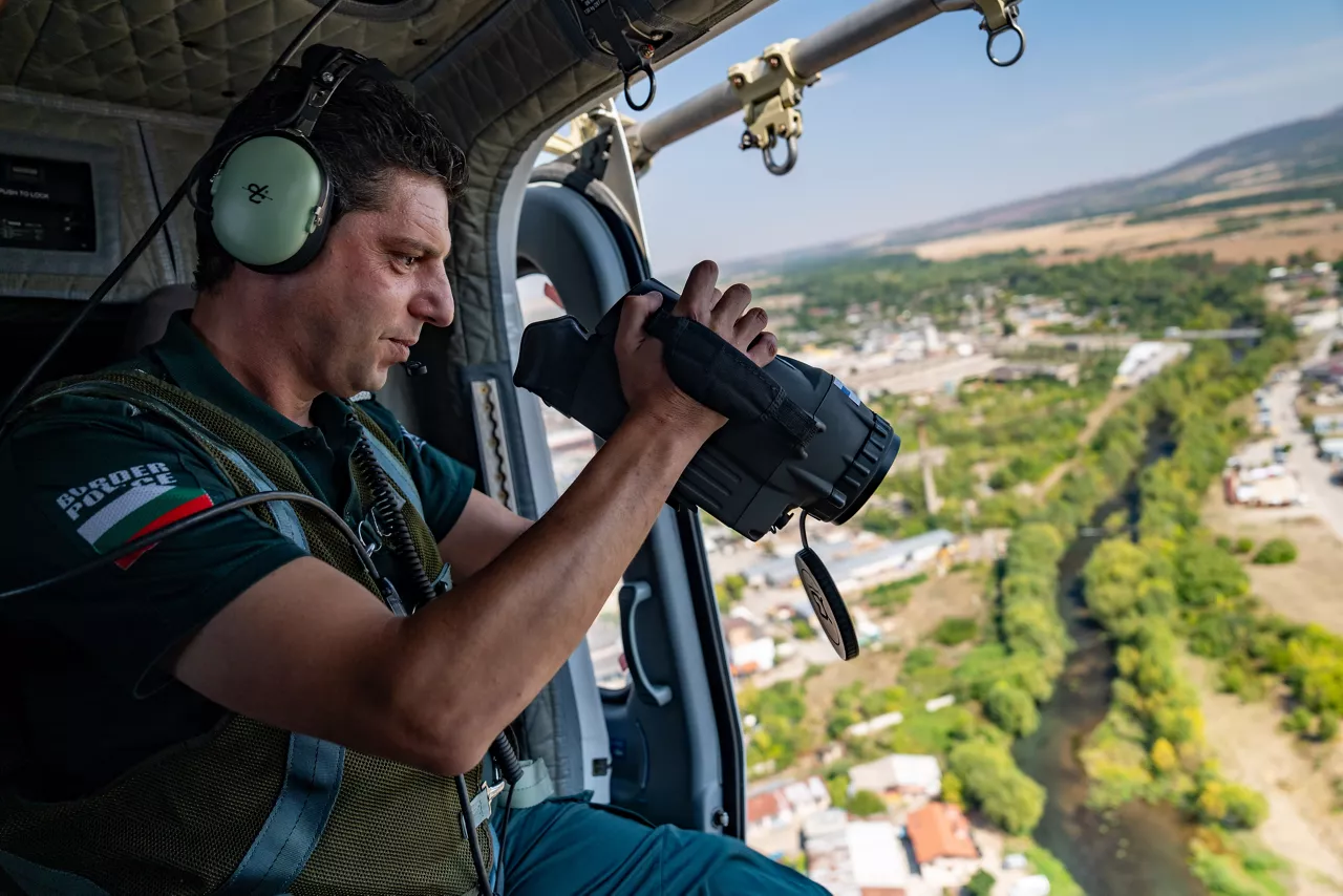 A Bulgarian Border Police officer conducts a reconnaissance exercise.

In one of the year’s largest and most complex civil emergency exercises, soldiers, scientists, and first responders trained in Bulgaria to strengthen coordination and readiness for large-scale disasters. The exercise, “Bulgaria 2025”, took place from 7 until 12 September 2025.