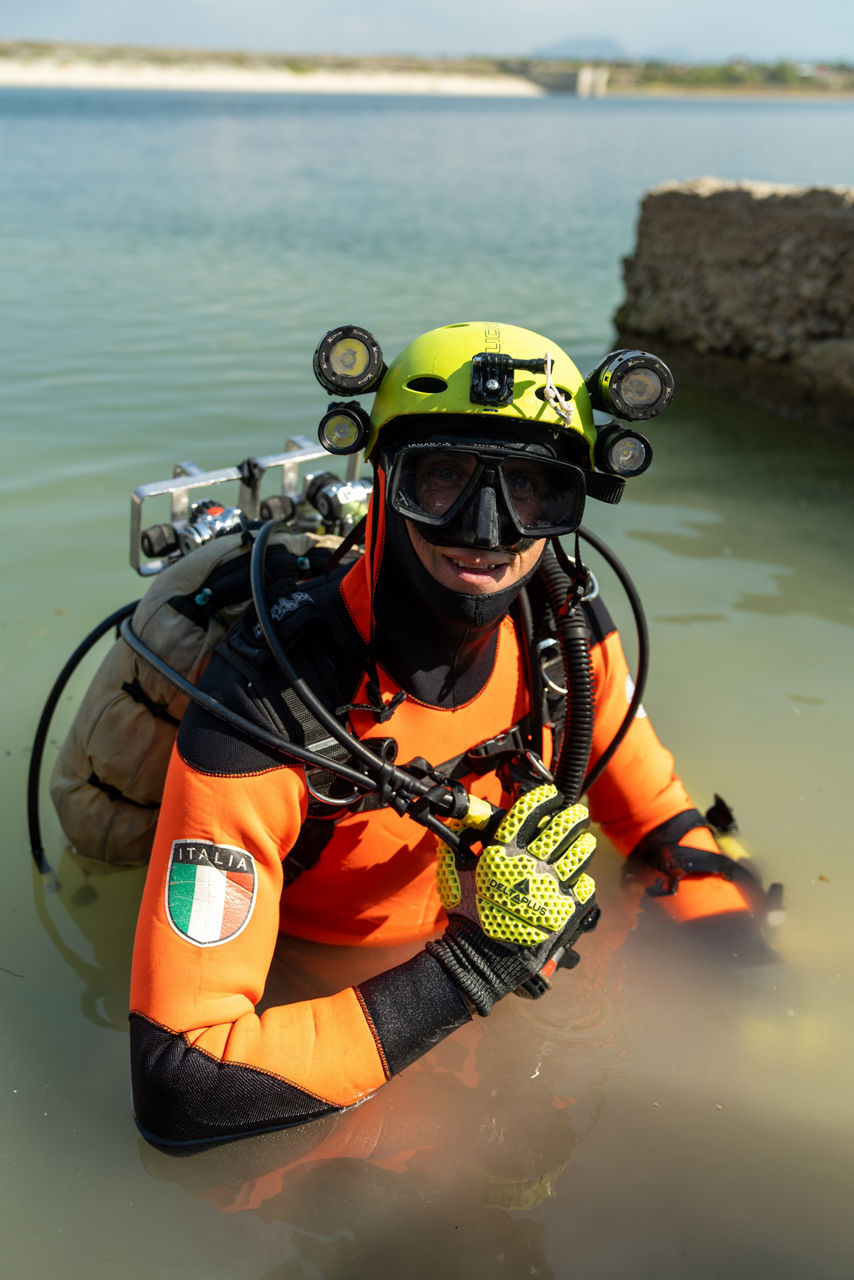 An Italian firefighter looks toward the camera during an underwater search and rescue training exercise.

In one of the year’s largest and most complex civil emergency exercises, soldiers, scientists, and first responders trained in Bulgaria to strengthen coordination and readiness for large-scale disasters. The exercise, “Bulgaria 2025”, took place from 7 until 12 September 2025.
