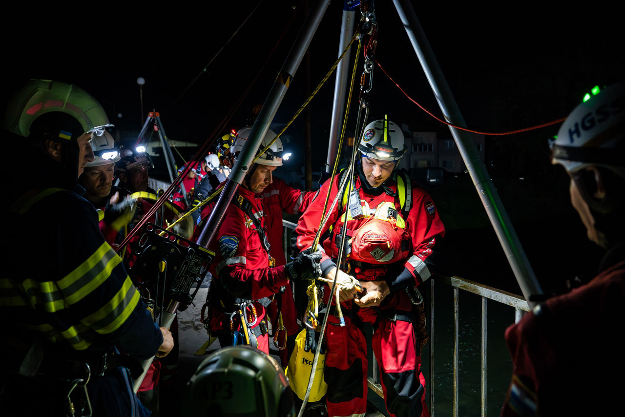 Firefighters from NATO Headquarters join Croatian and Ukrainian search and rescue teams in a river rescue training exercise.

In one of the year’s largest and most complex civil emergency exercises, soldiers, scientists, and first responders trained in Bulgaria to strengthen coordination and readiness for large-scale disasters. The exercise, “Bulgaria 2025”, took place from 7 until 12 September 2025.