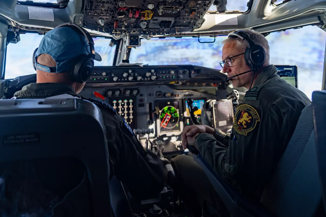 NATO aircrew patrol the skies over Poland in their E-3A Airborne Warning and Control System (AWACS) aircraft.

The first surveillance flight of NATO’s Airborne Warning and Control System (AWACS) was conducted over NATO’s eastern flank in support of a military activity called “Eastern Sentry” on 19 September 2025. This multi-domain activity is a direct response to recent airspace violations — including the incursion of multiple Russian drones into Polish airspace on 10 September 2025. Eastern Sentry will further strengthen NATO’s posture to shield and protect all Allies.