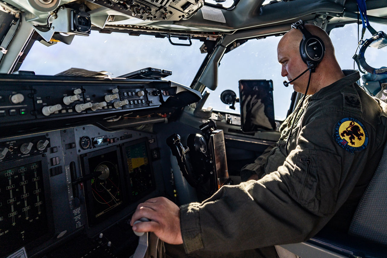 A German pilot patrols the skies over Poland in their E-3A Airborne Warning and Control System (AWACS) aircraft.

The first surveillance flight of NATO’s Airborne Warning and Control System (AWACS) was conducted over NATO’s eastern flank in support of a military activity called “Eastern Sentry” on 19 September 2025. This multi-domain activity is a direct response to recent airspace violations — including the incursion of multiple Russian drones into Polish airspace on 10 September 2025. Eastern Sentry will further strengthen NATO’s posture to shield and protect all Allies.