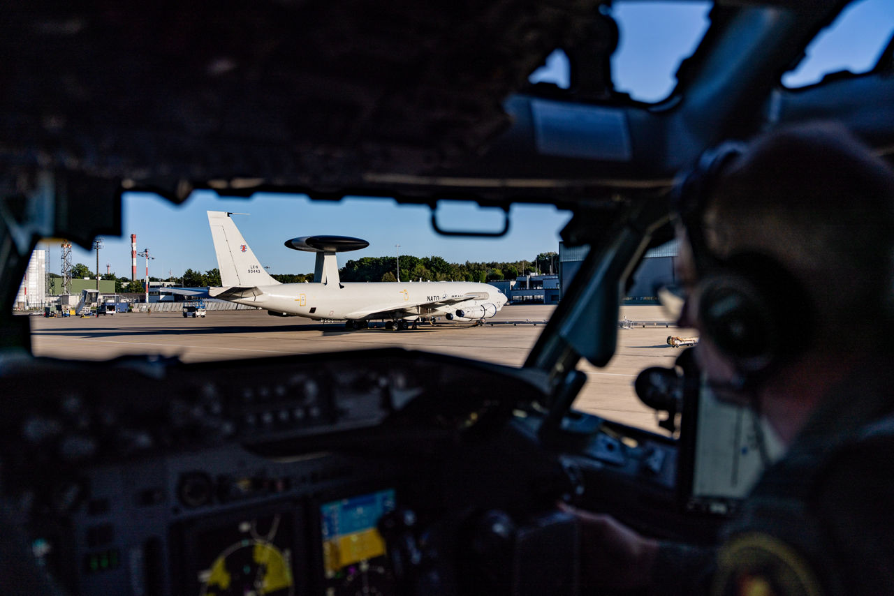 NATO aircrew landed their E-3A Airborne Warning and Control System (AWACS) aircraft at NATO Air Base Geilenkirchen, Germany.

The first surveillance flight of NATO’s Airborne Warning and Control System (AWACS) was conducted over NATO’s eastern flank in support of a military activity called “Eastern Sentry” on 19 September 2025. This multi-domain activity is a direct response to recent airspace violations — including the incursion of multiple Russian drones into Polish airspace on 10 September 2025. Eastern Sentry will further strengthen NATO’s posture to shield and protect all Allies.