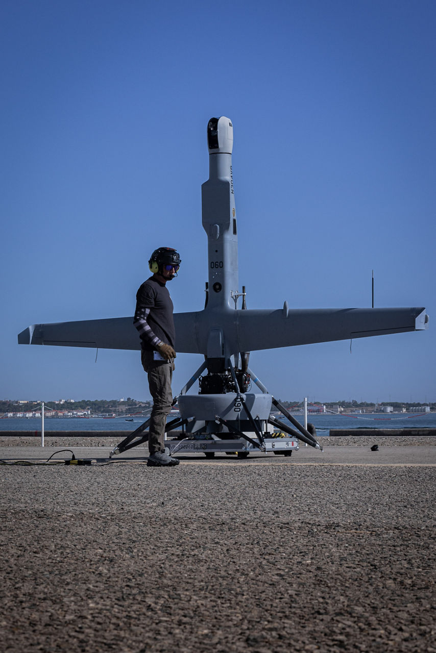 Unmanned aerial vehicle prepares for flight at REPMUS 2025.

During Exercises REPMUS and Dynamic Messenger 2025, NATO united Allied forces, partners, industry, and researchers to trial uncrewed systems, advanced sensing, and communications in real-life tests scenarios at sea. NATO’s Defence Innovation Accelerator (DIANA) helps turn new ideas into real capabilities by connecting innovators with real-world trials, making it easier for Allies to adopt technology, work together, and use innovative technologies to strengthen defence.